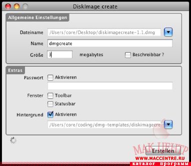 dmgcreate 1.1  Mac OS X - , 