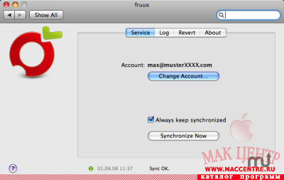 Fruux 0.6.2  Mac OS X - , 