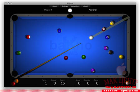 Billiards 3.6  Mac OS X - , 