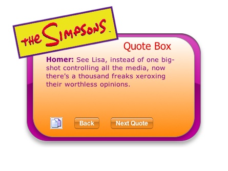 The Simpsons Quote Box 5.0  Mac OS X - , 