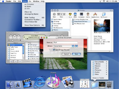 Mac OS X 10.4.9 (Tiger) -   
