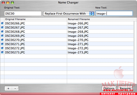 NameChanger 1.2  Mac OS X - , 