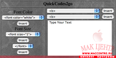 Quick Codes 2 Go 2.2  Mac OS X - , 