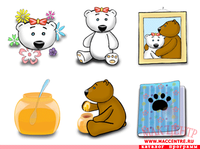 Teeny Bears icons 1.1  Mac OS X - , 