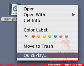QuickPlayCM 1.1  Mac OS X - , 