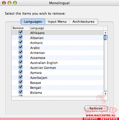 Monolingual 1.3.6  Mac OS X - , 