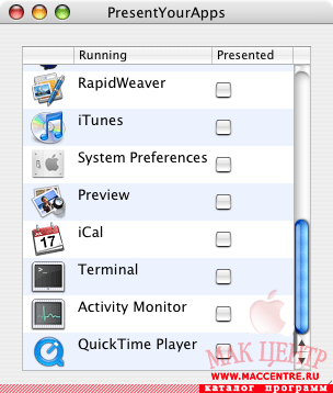 PresentYourApps 1.0  Mac OS X - , 