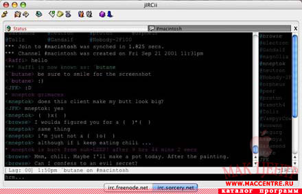 jIRCii 03.24.07  Mac OS X - , 