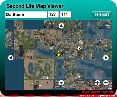 Second Life Map Widget 1.0 WDG  Mac OS X - , 