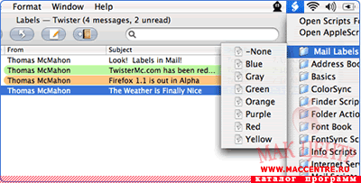 Labels for Mail.app 1.0