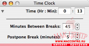 Time Clock 1.2.1  Mac OS X - , 