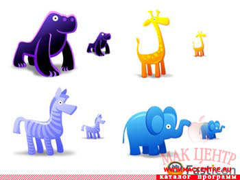 Animal Toys Icons 1.0  Mac OS X - , 
