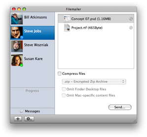 Filemailer 2008  Mac OS X - , 