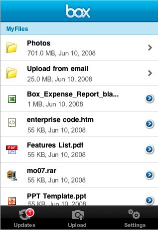 Box.net 1.0  iPhone - , 